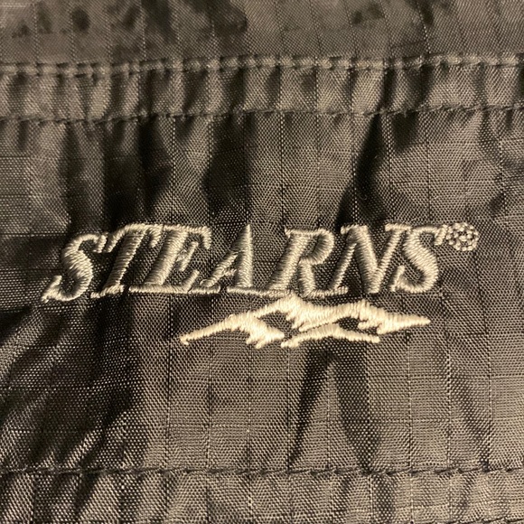 Stearns Dry Wear Waterproof Nylon Ripstop Rain Pants Black Pull-on Mesh sz M - Picture 2 of 16